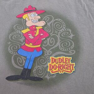 Vintage Dudley‎ Do Right Cartoon Character T Shirt Adult XL Single Stitch